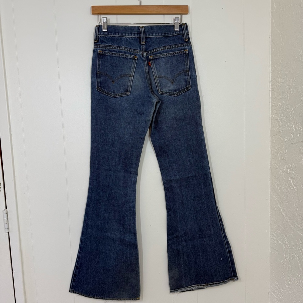 Levi’s Vintage Orange Tab Paper Tag Student Big Bell Flare Jeans - Picture 9 of 15